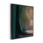 Jade Abstract Framed Canvas Print Gallery Image 2