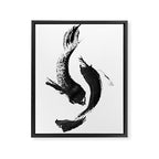 Koi Framed Canvas Print Gallery Image 6