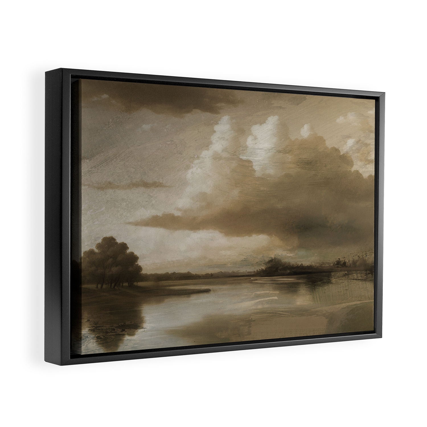 Lake Park Framed Canvas Print Gallery Image 2