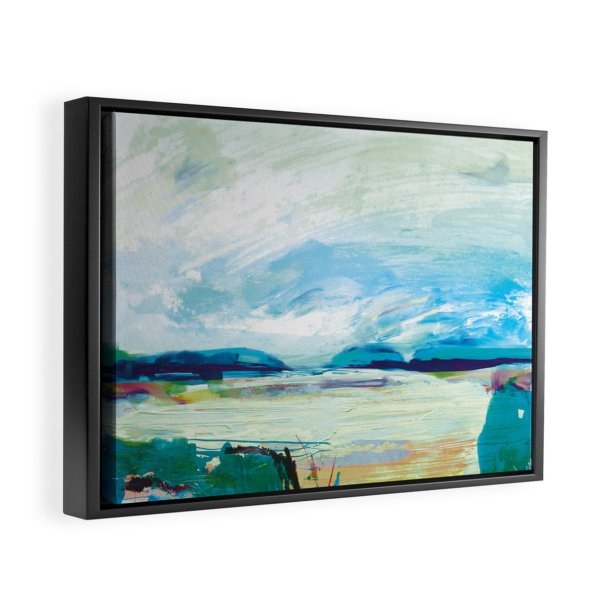 Land Framed Canvas Print Gallery Image 2