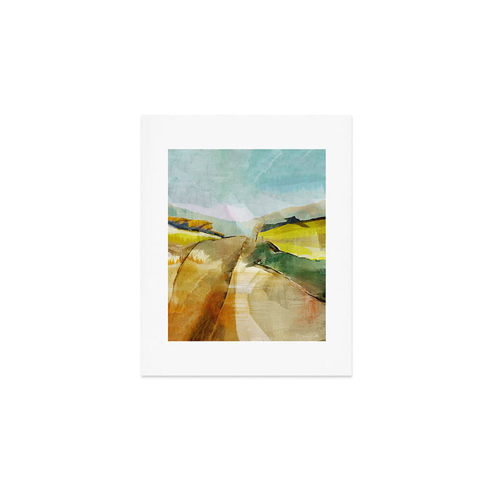 Landscape Spring Walk Art Print Gallery Image 1
