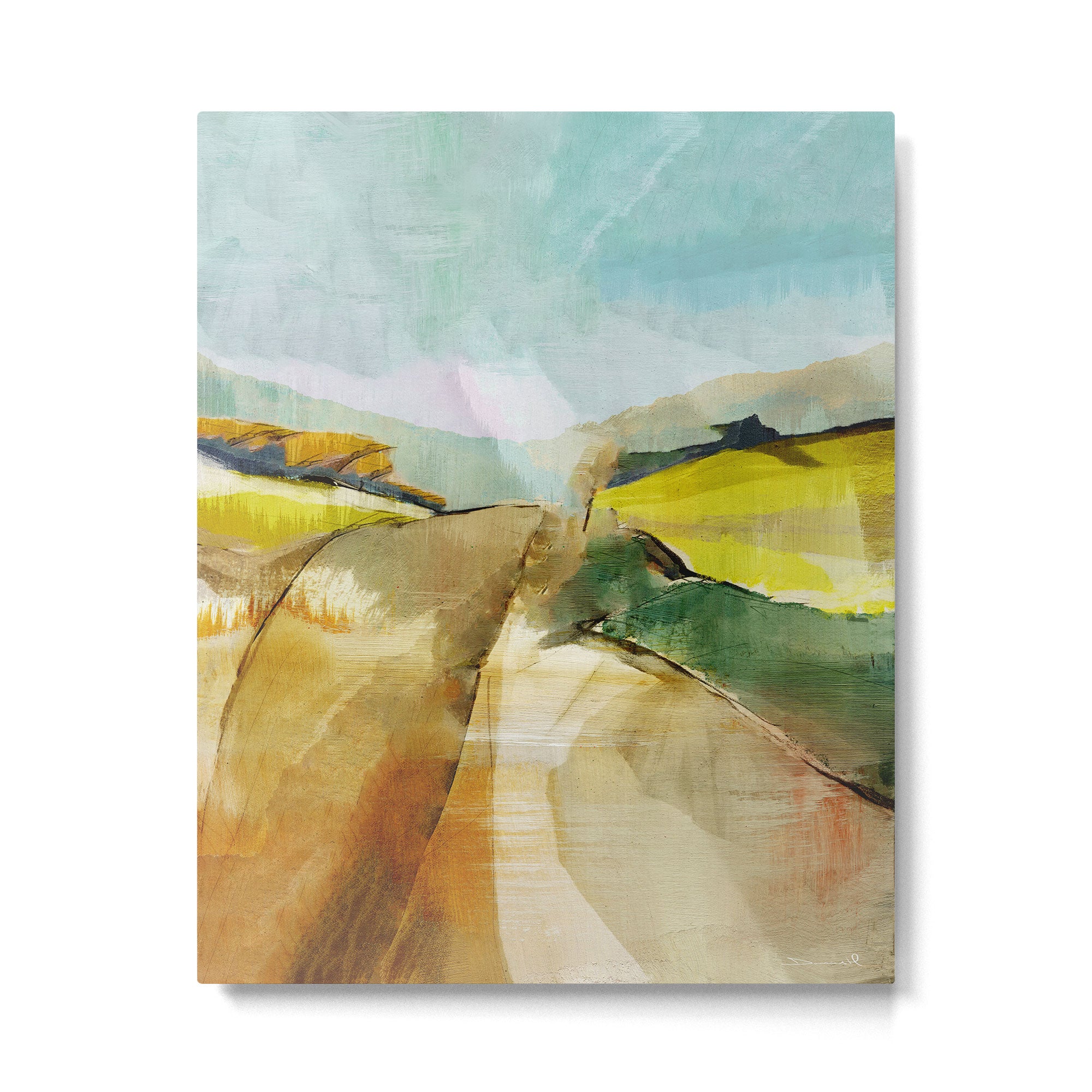 Landscape Spring Walk Metal Print Gallery Image 4