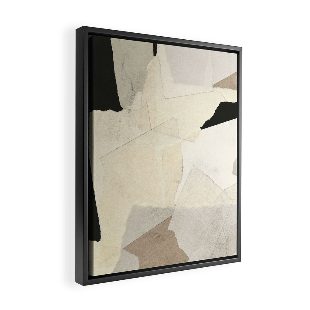 Layered Abstract Framed Canvas Print Gallery Image 2