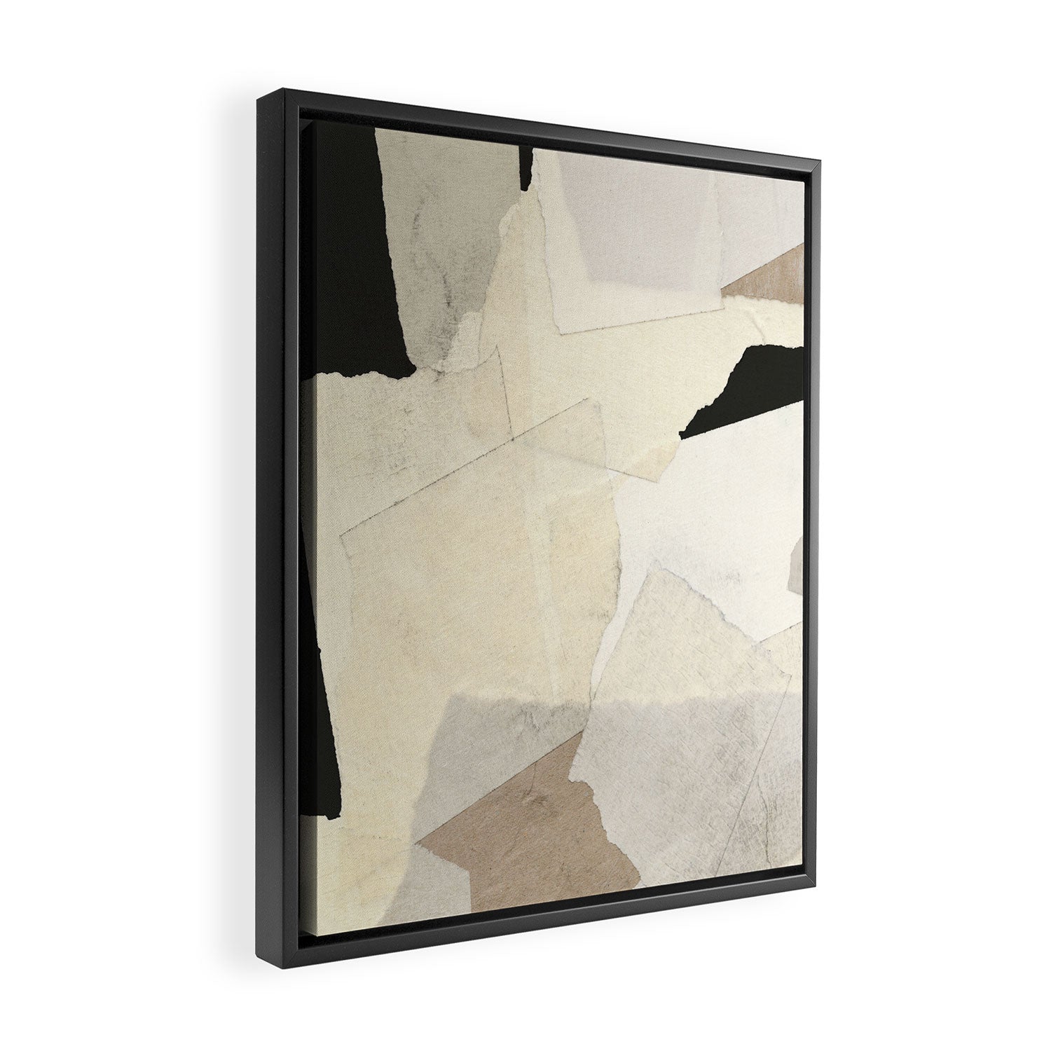 Layered Abstract Framed Canvas Print Gallery Image 2
