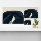 Lux Blue Canvas Print Gallery Image 3
