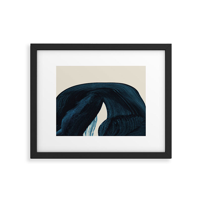 Lux Blue Framed Art Print Gallery Image 5