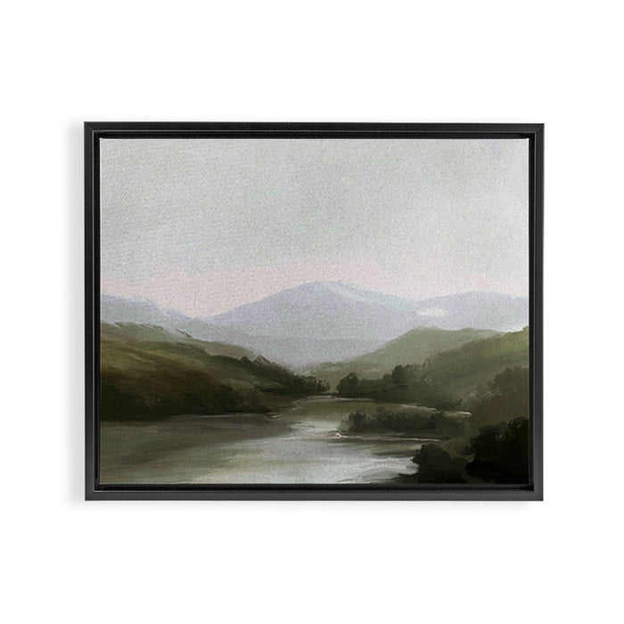 Meander Framed Canvas Print Gallery Image 1