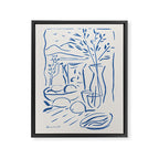 Mediterranean View Framed Canvas Print Gallery Image 6