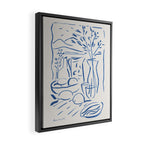Mediterranean View Framed Canvas Print Gallery Image 2
