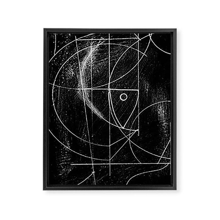 Minimal 10 Framed Canvas Print Gallery Image 1