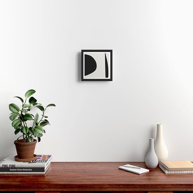 Minimal Black Framed Art Print Gallery Image 2