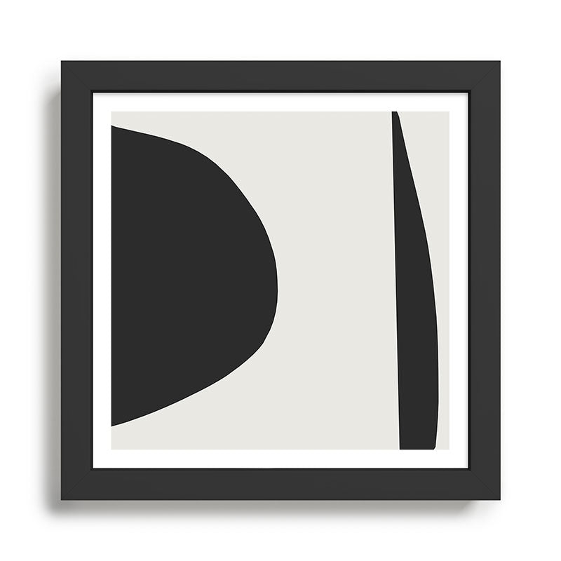 Minimal Black Framed Art Print Gallery Image 1