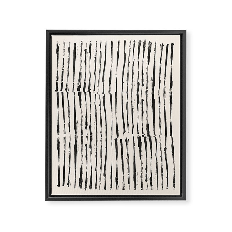 Minimal Marks Framed Canvas Print Gallery Image 6