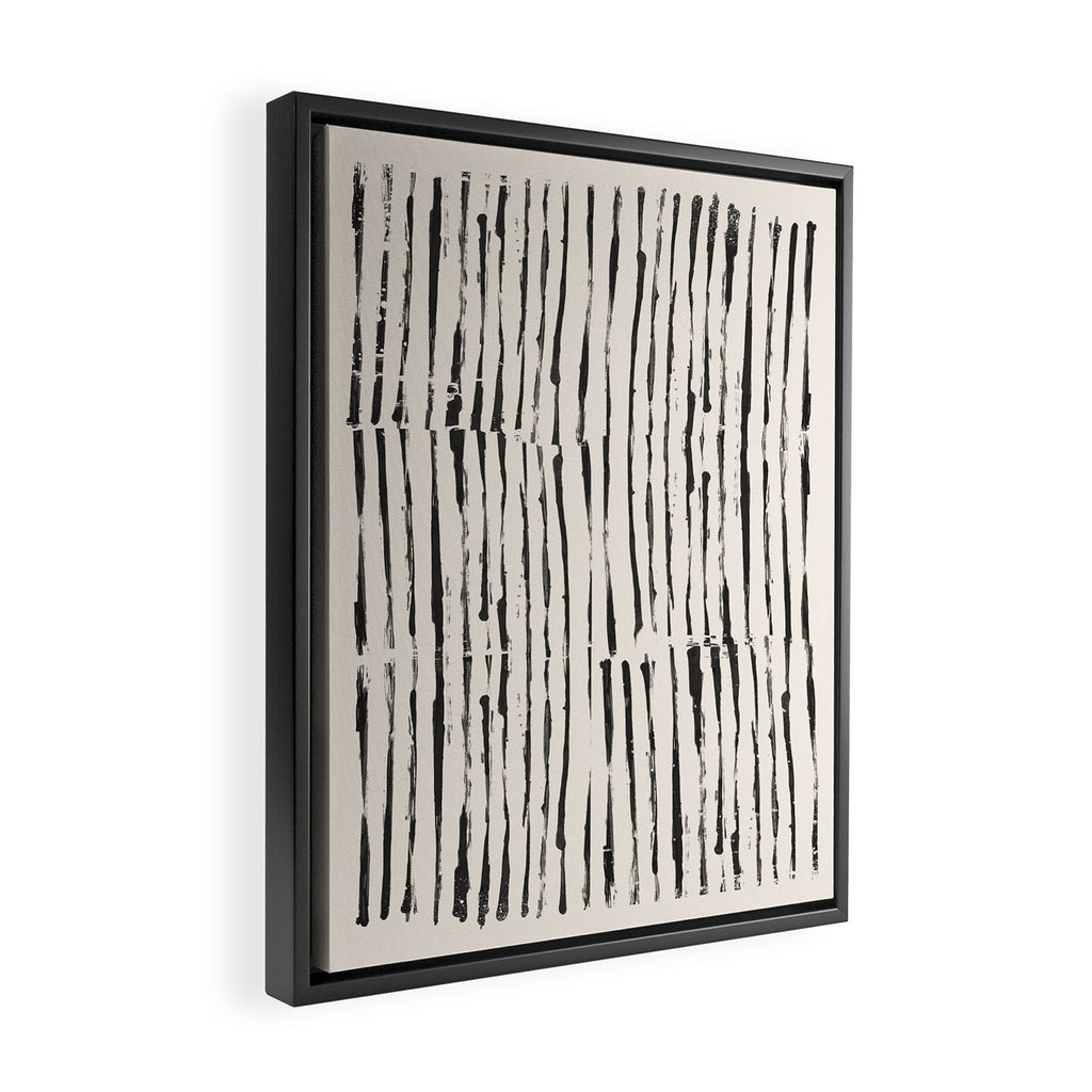 Minimal Marks Framed Canvas Print Gallery Image 2