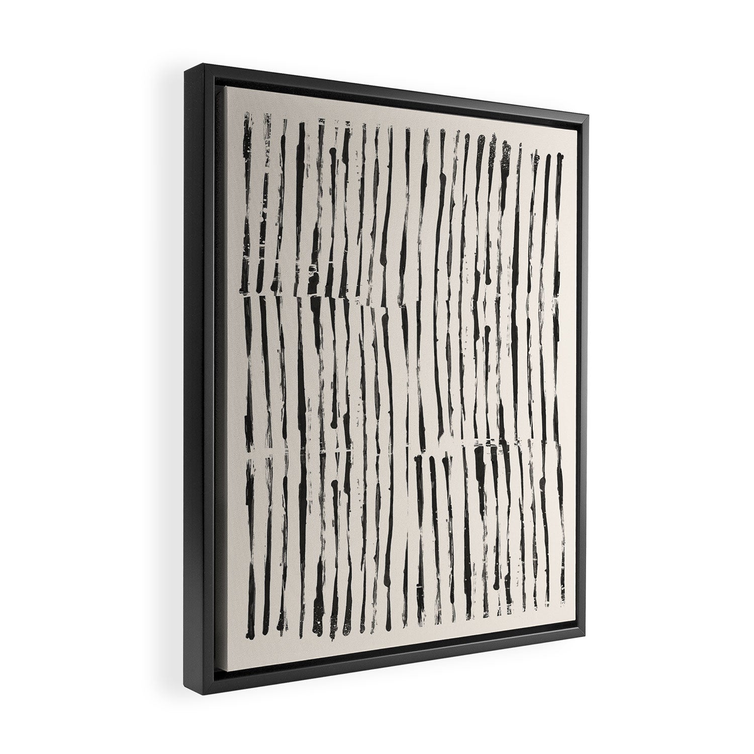 Minimal Marks Framed Canvas Print Gallery Image 2