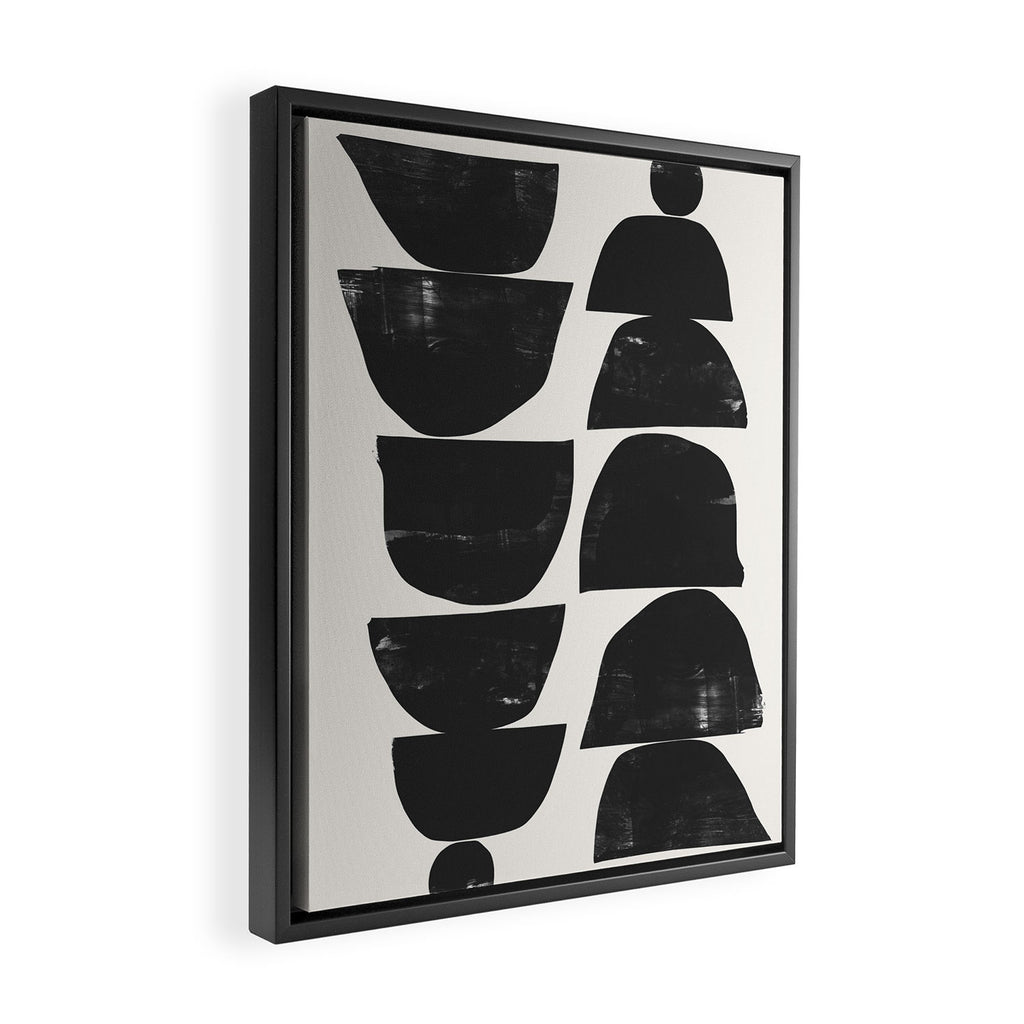 Minimal Plant Framed Canvas Print Gallery Image 2