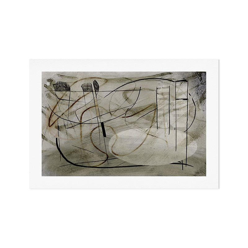Mixed Media Abstract Art Print Gallery Image 1