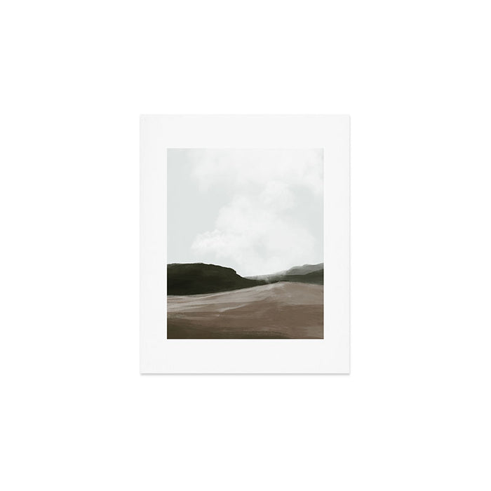 Mocha Landscape Art Print Gallery Image 1