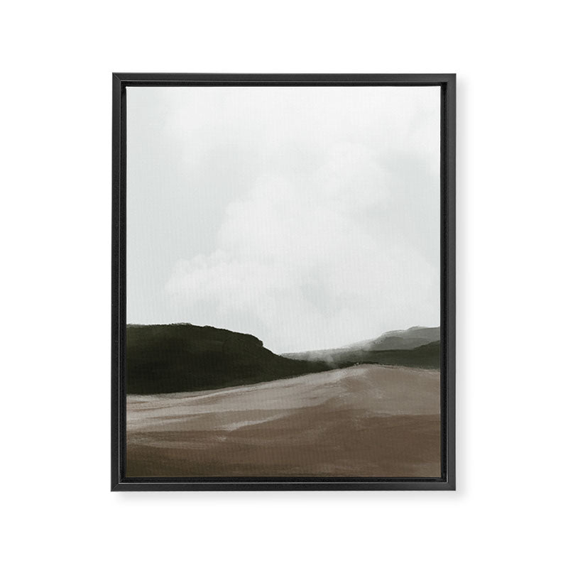Mocha Landscape Framed Canvas Print Gallery Image 6