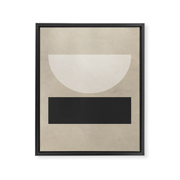 Modern Minimal Framed Canvas Print Gallery Image 1