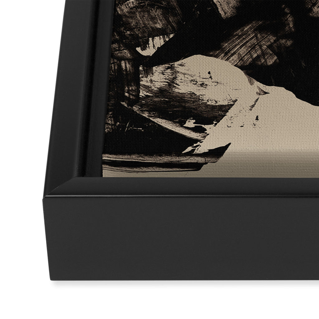 Mono 5 Framed Canvas Print Gallery Image 3
