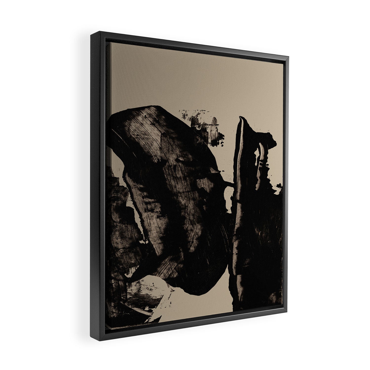 Mono 5 Framed Canvas Print Gallery Image 2
