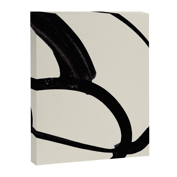 Mono Brush 1 Canvas Print Gallery Image 1