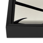 Mono Brush 1 Framed Canvas Print Gallery Image 3