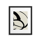 Mono Brush 1 Framed Art Print Gallery Image 5