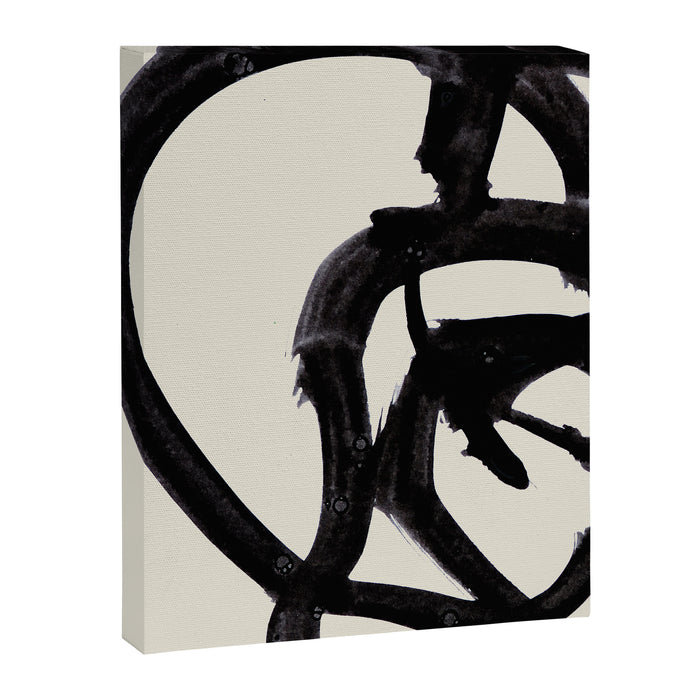 Mono Brush 2 Canvas Print Gallery Image 1