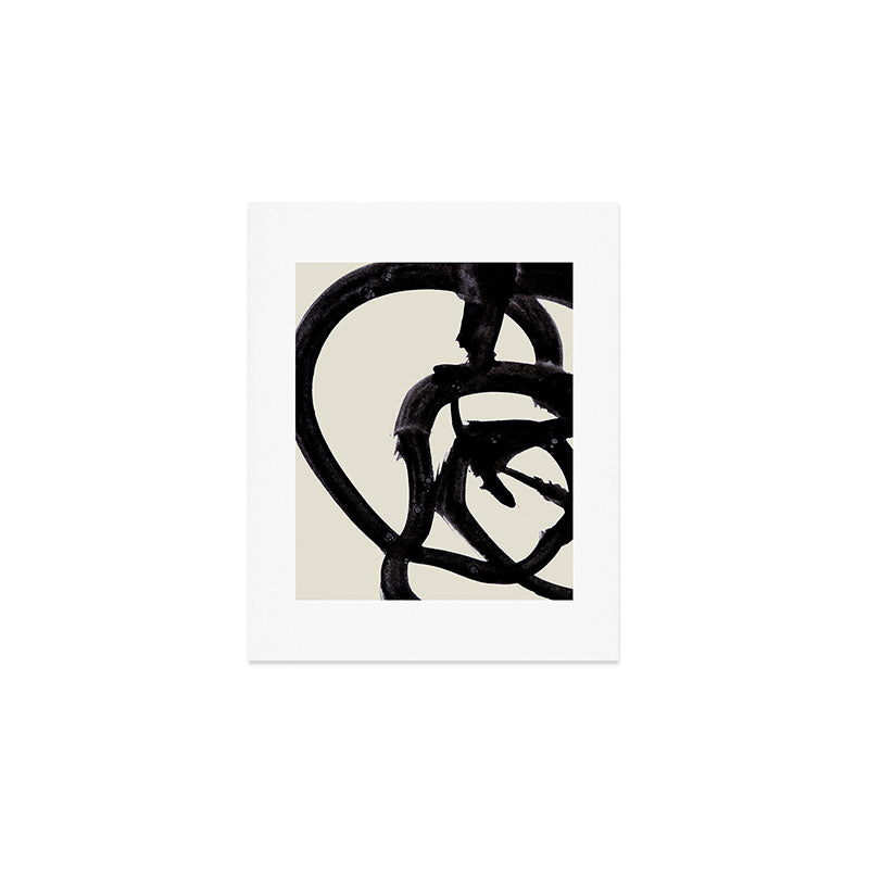 Mono Brush 2 Art Print Gallery Image 1