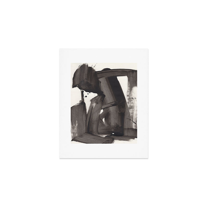 Mono Brush Art Print Gallery Image 1