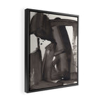 Mono Brush Framed Canvas Print Gallery Image 2