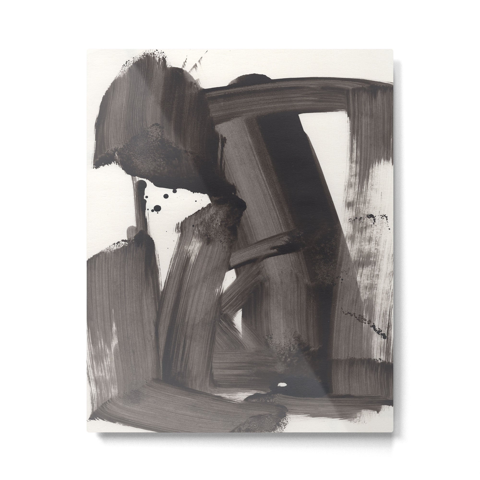 Mono Brush Metal Print Gallery Image 4