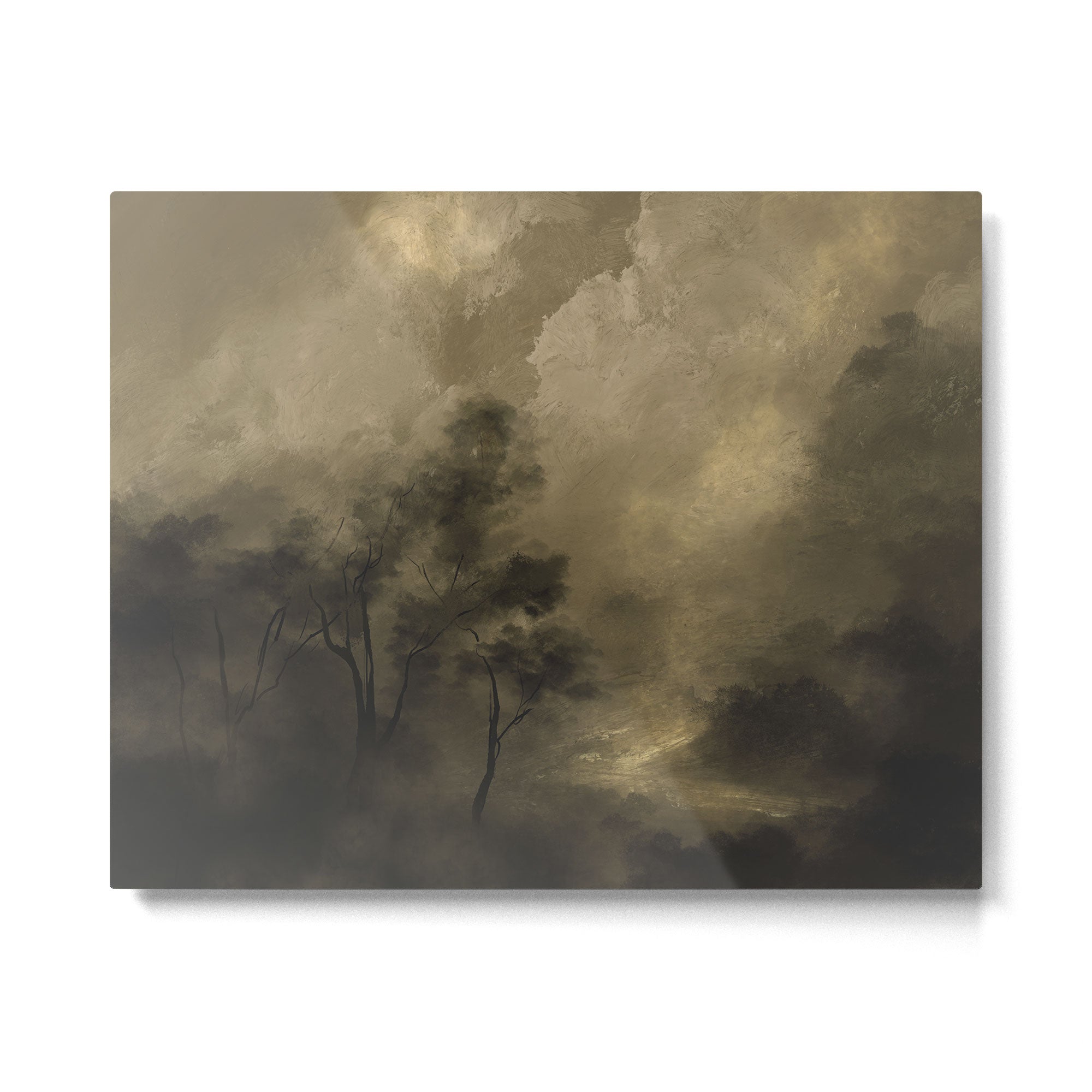 Moody Woods Metal Print Gallery Image 4
