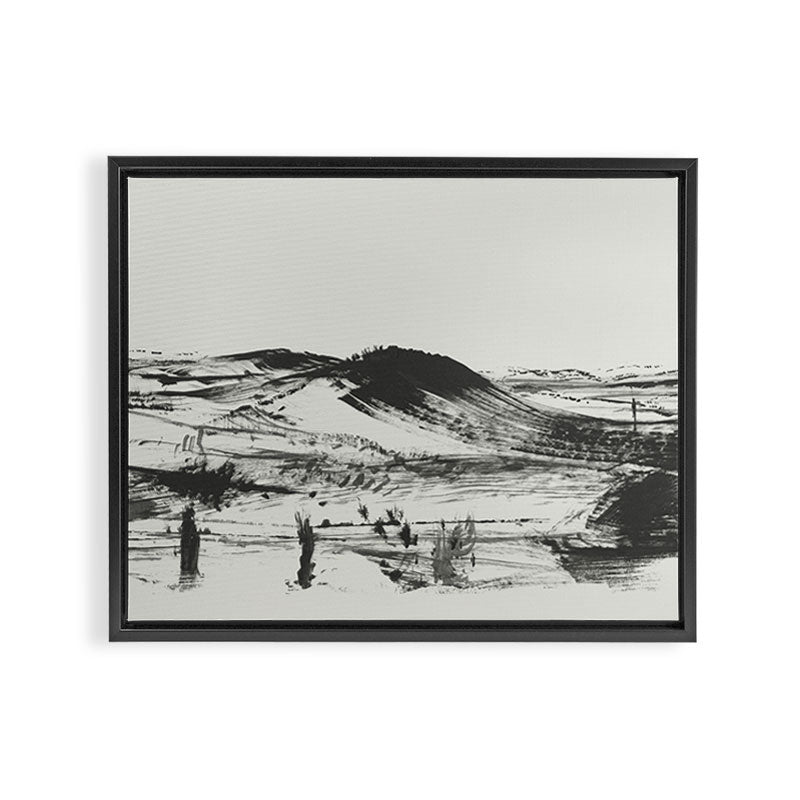 Morning Farm Framed Canvas Print Gallery Image 3