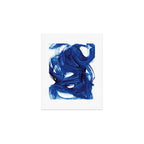 Navy Brush Art Print Gallery Image 1