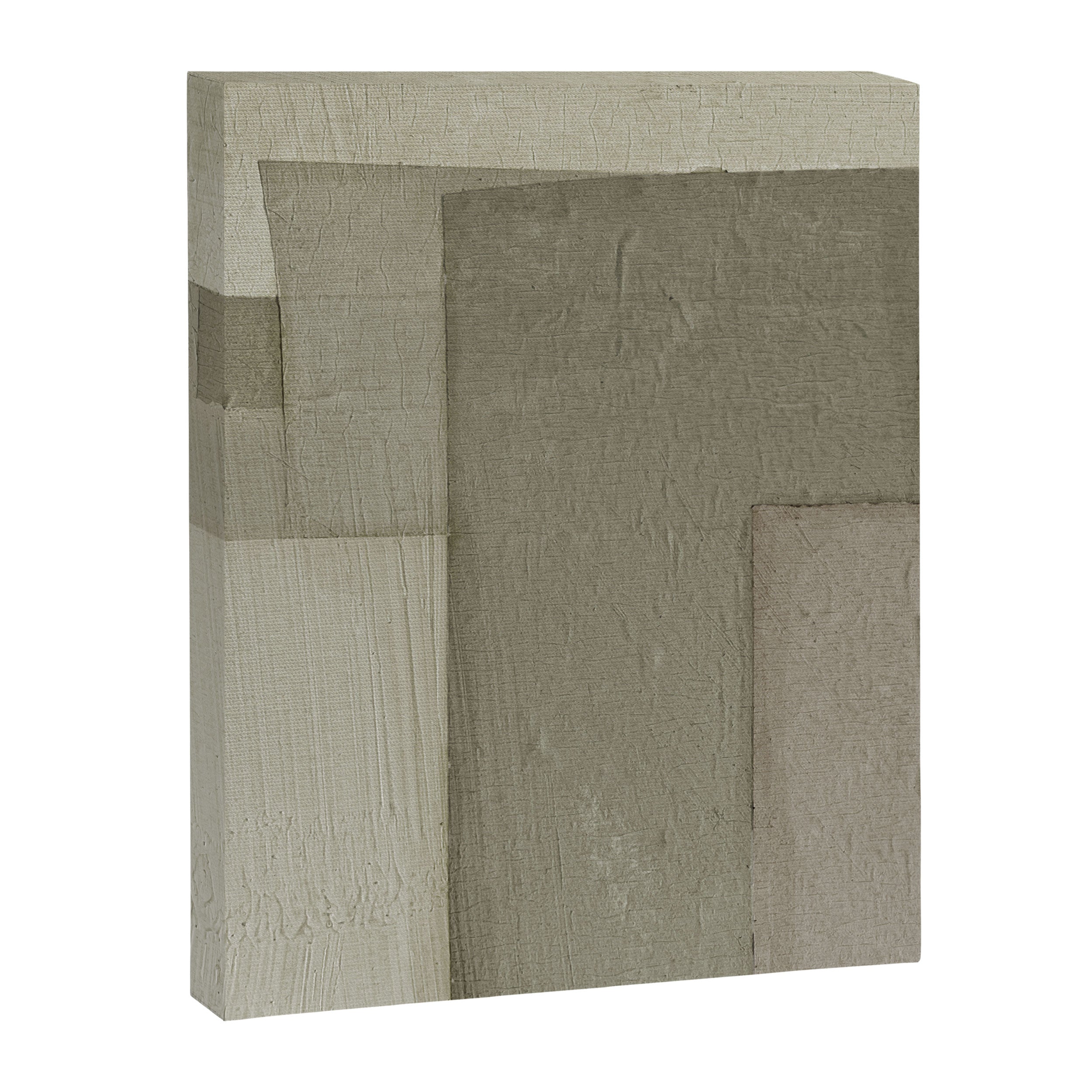 Neutral Abstract Geometric Canvas Print Gallery Image 6