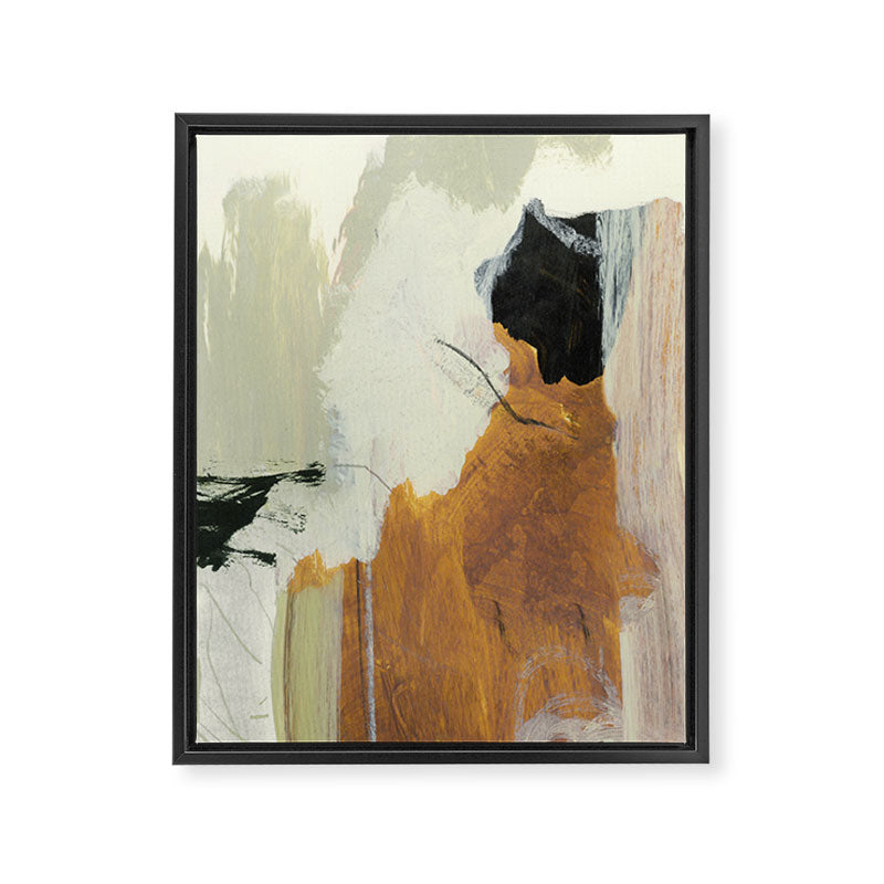 Neutral Layers Framed Canvas Print Gallery Image 6