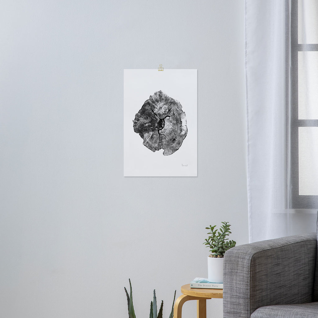 Oak log Art Print Gallery Image 3