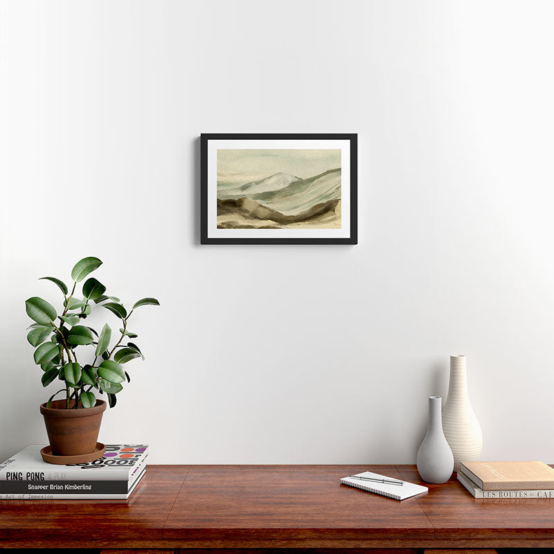 Old Mountain Framed Art Print Gallery Image 2