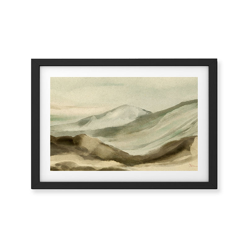Old Mountain Framed Art Print Gallery Image 2