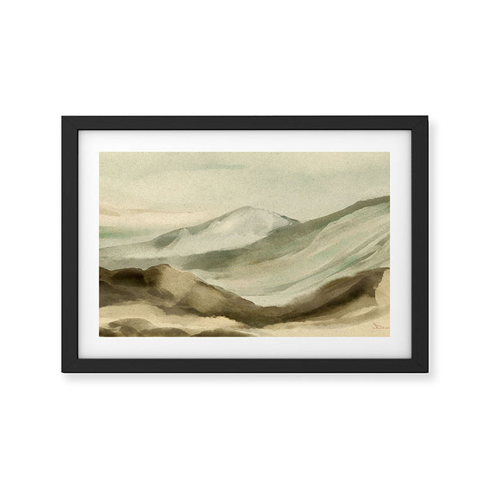Old Mountain Framed Art Print Gallery Image 1