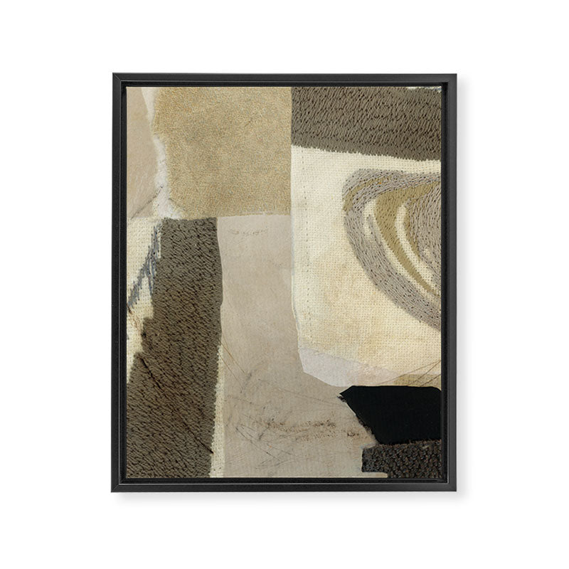 Overlay Abstract Framed Canvas Print Gallery Image 6