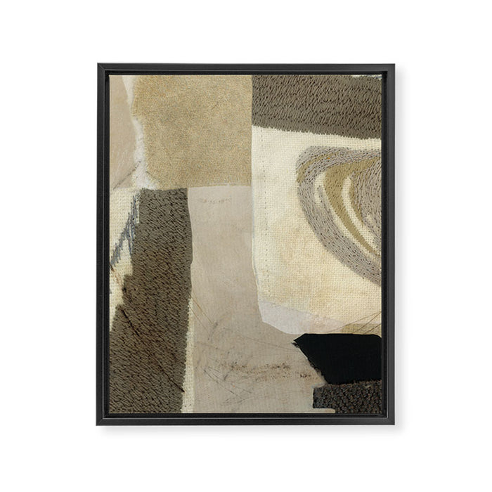 Overlay Abstract Framed Canvas Print Gallery Image 1