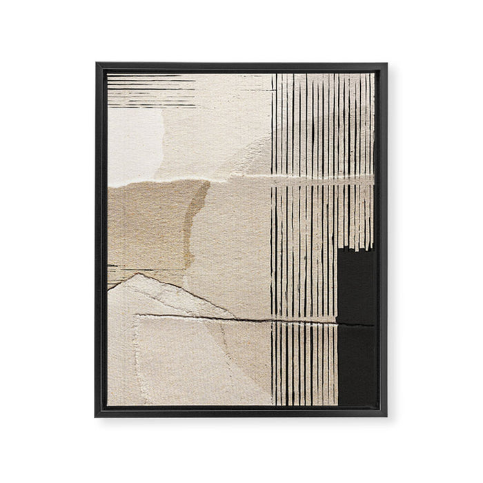 Paper Abstract Framed Canvas Print Gallery Image 1