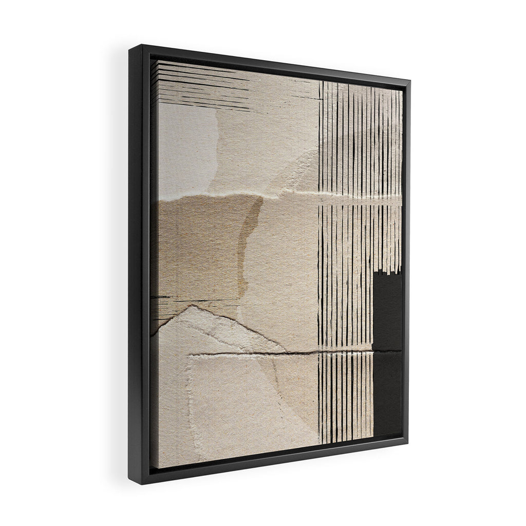 Paper Abstract Framed Canvas Print Gallery Image 2