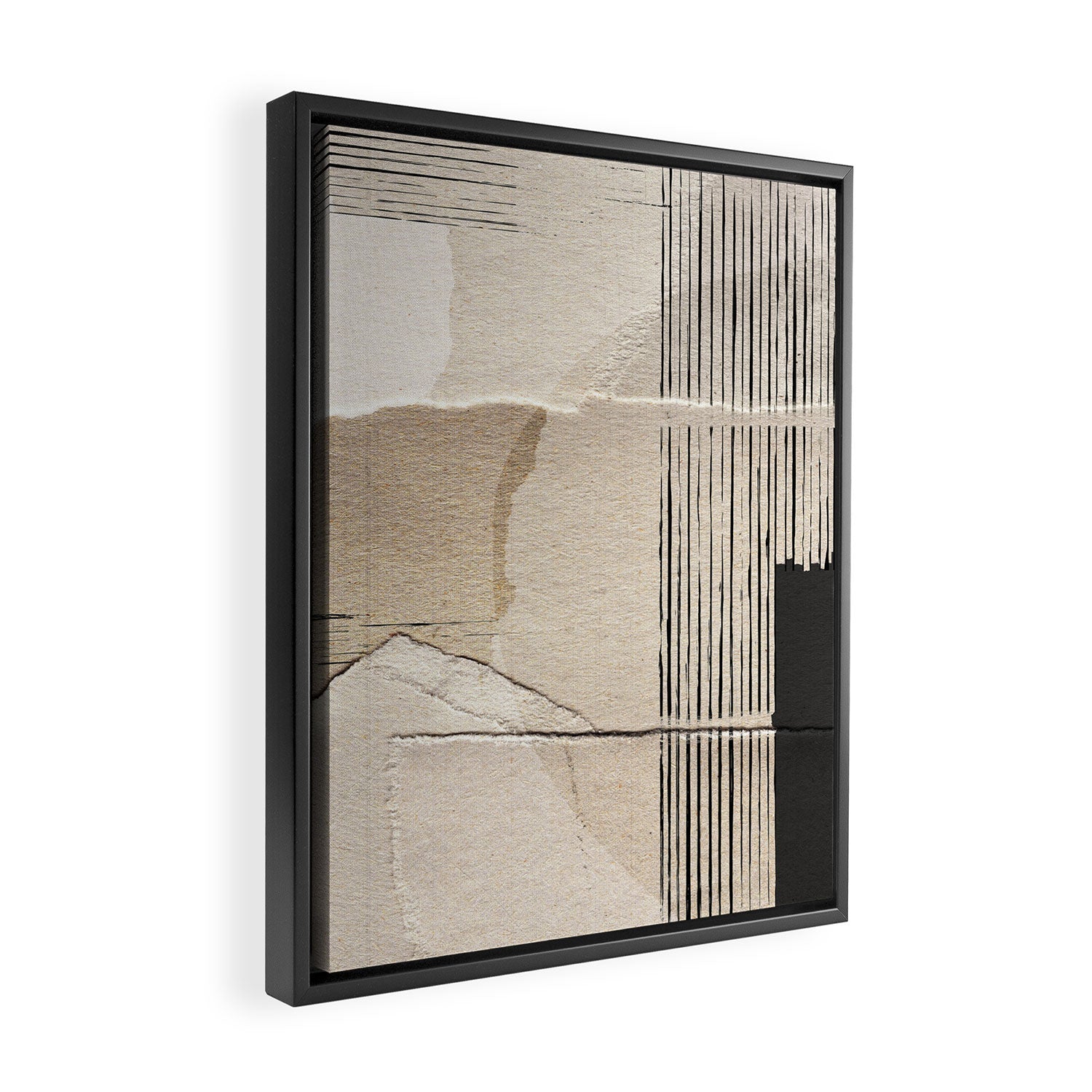 Paper Abstract Framed Canvas Print Gallery Image 2