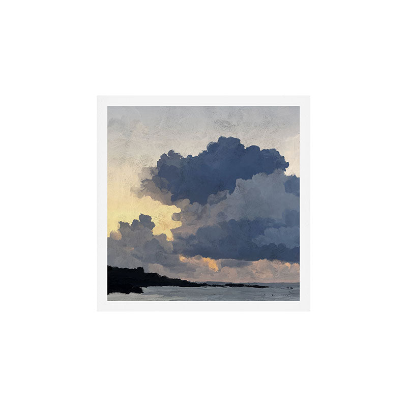 Porthmeor Sunset Art Print Gallery Image 1