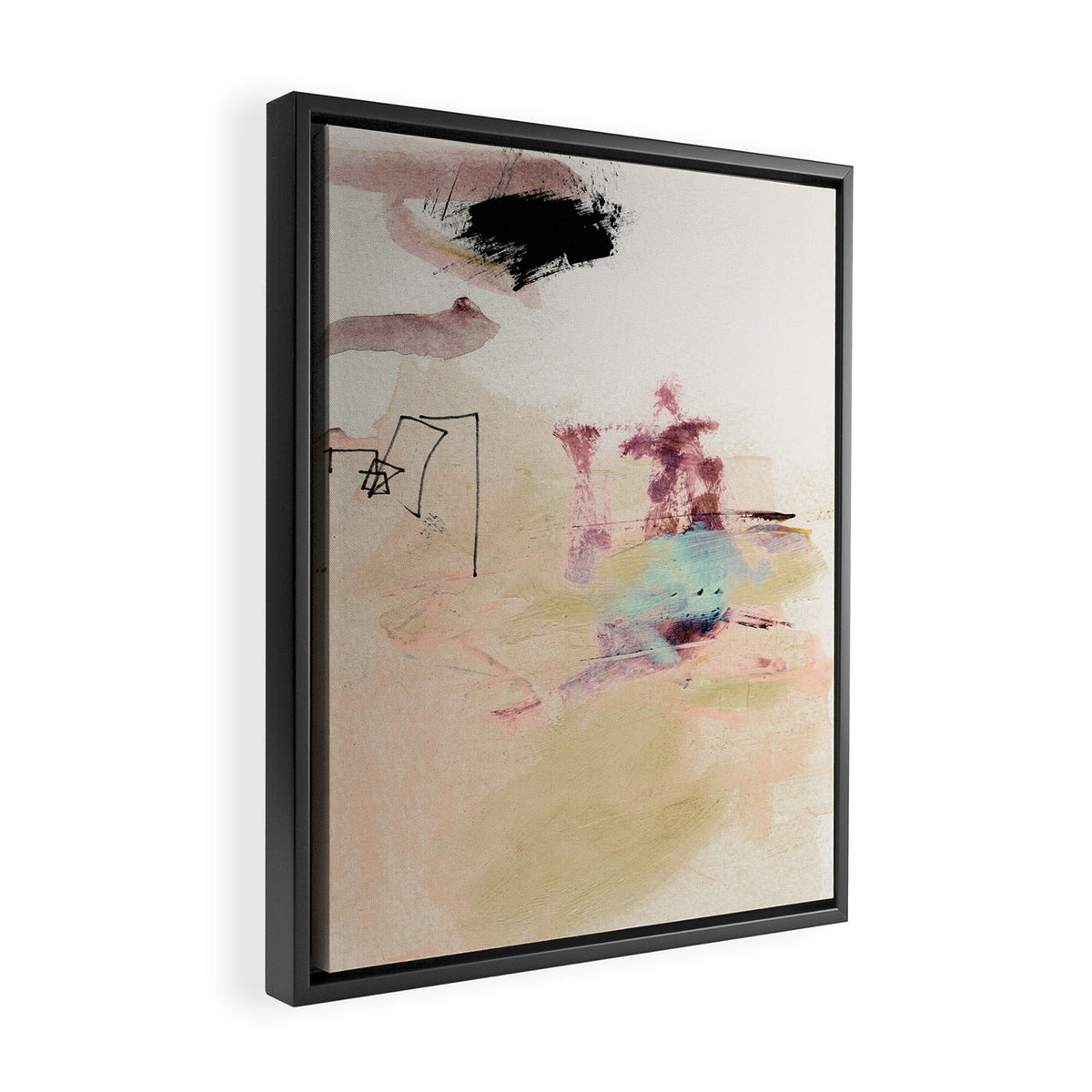 Recline Framed Canvas Print Gallery Image 2